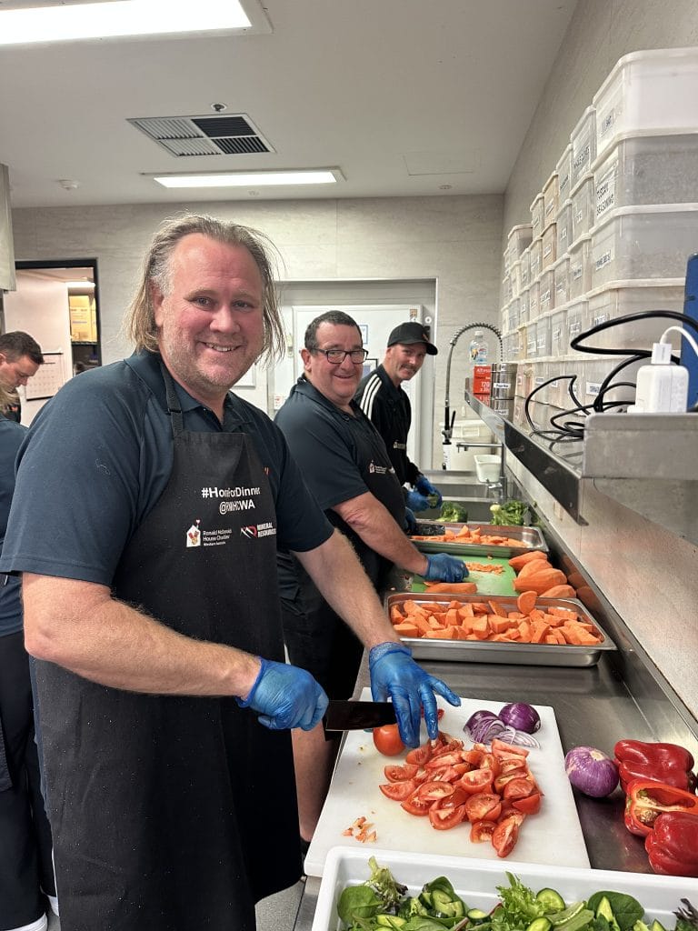 Wormall Civil Volunteers Cook Up Support for Ronald McDonald House Charities WA